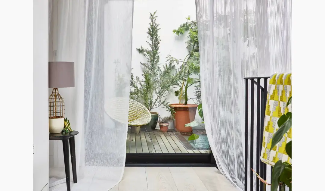 curtain fabric and trim presentation