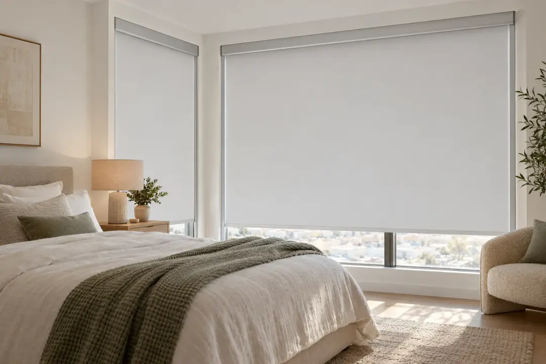 Cassette roller blinds supplied by a trade blinds supplier